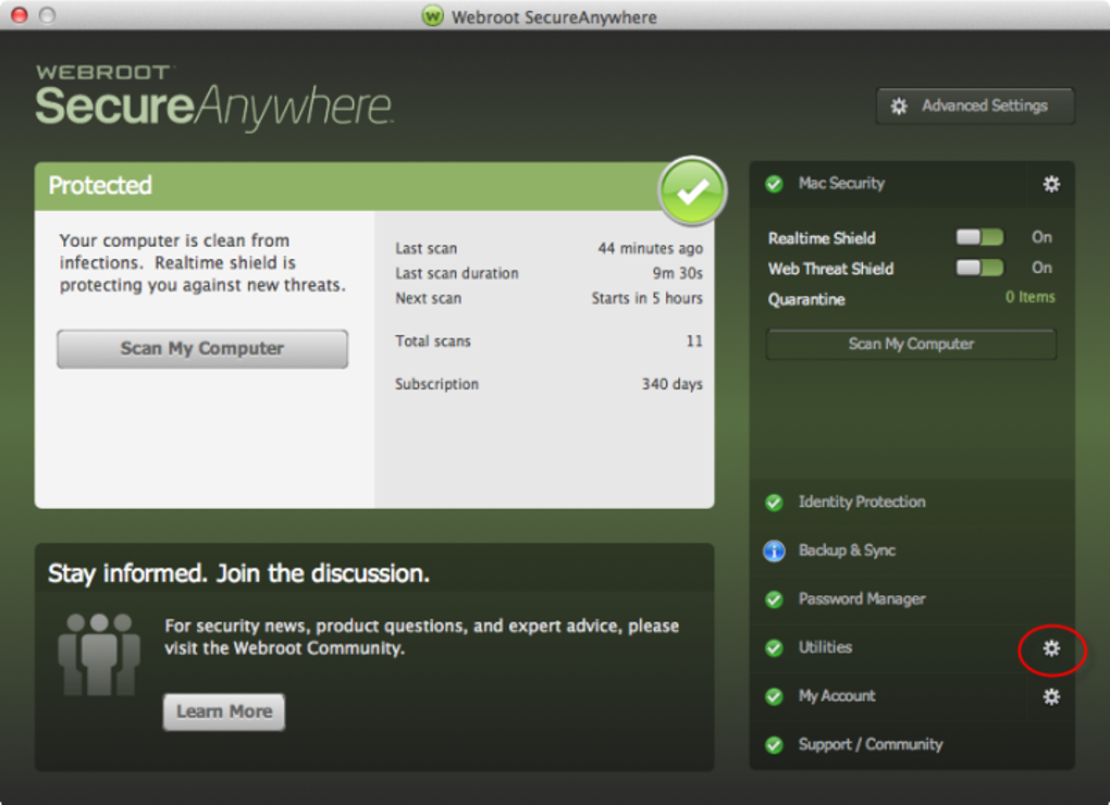 Webroot System Analyzer Download 0500